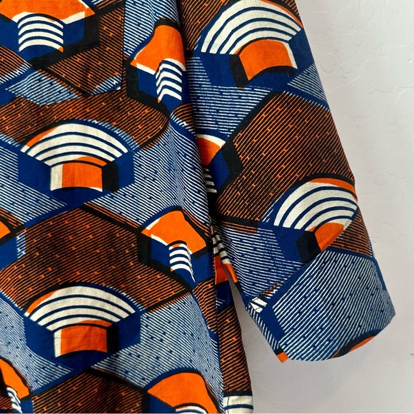 Unbranded custom African fabric print top ptp 22.5” - Picture 4 of 6